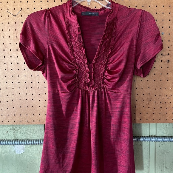 HeartSoul Tops - Maroon blouse